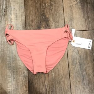 Roxy pink cheeky bikini bottoms